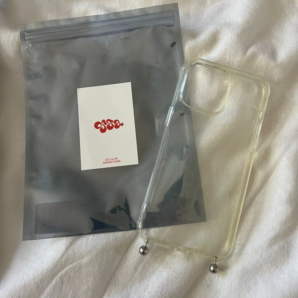 Ossa New York Ball Chain Crossbody Phone Case iPhone 14 Pro Max *CASE ONLY*